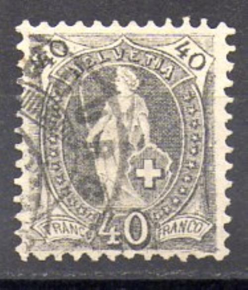 Suiza Año 1901/03 Nº Zumstein 69E (o)
